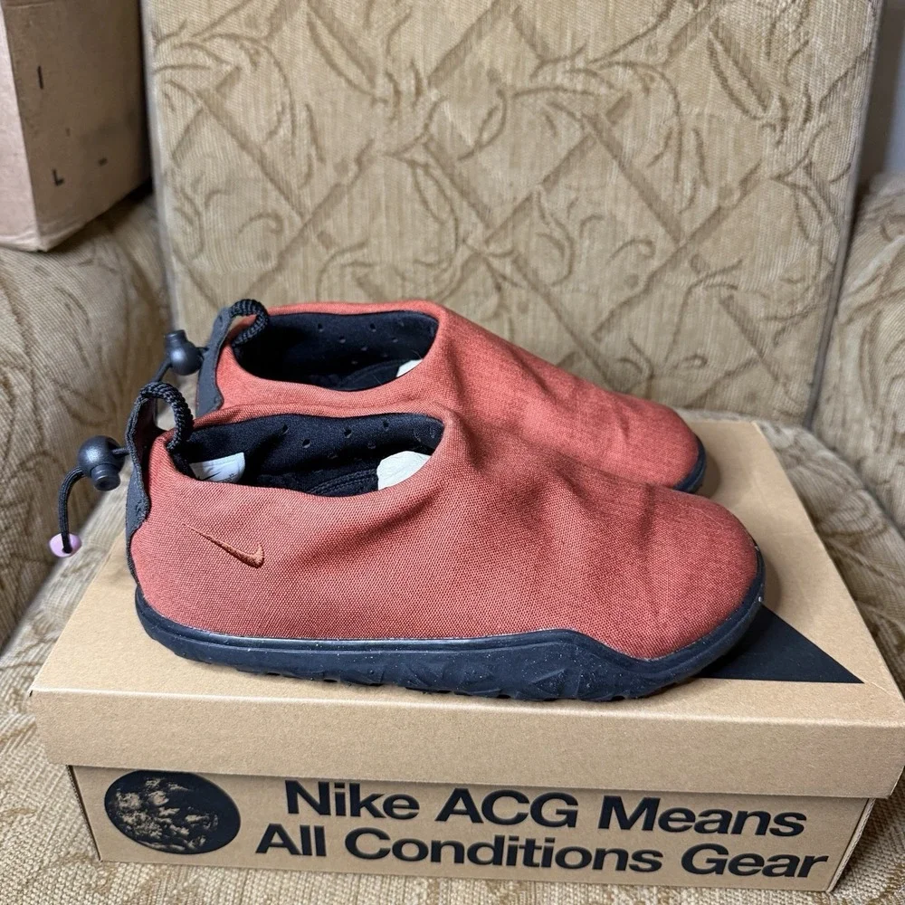 Nike ACG MOC Ruggeg Orange / Black DZ3407 800 Men's Size 6‎ Women's 7.5 Clean!